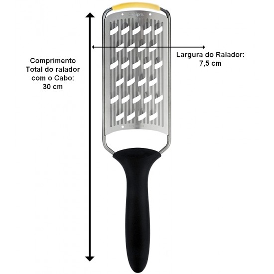 Ralador 30cm Aço Inox Ultra Grosso Cuisipro